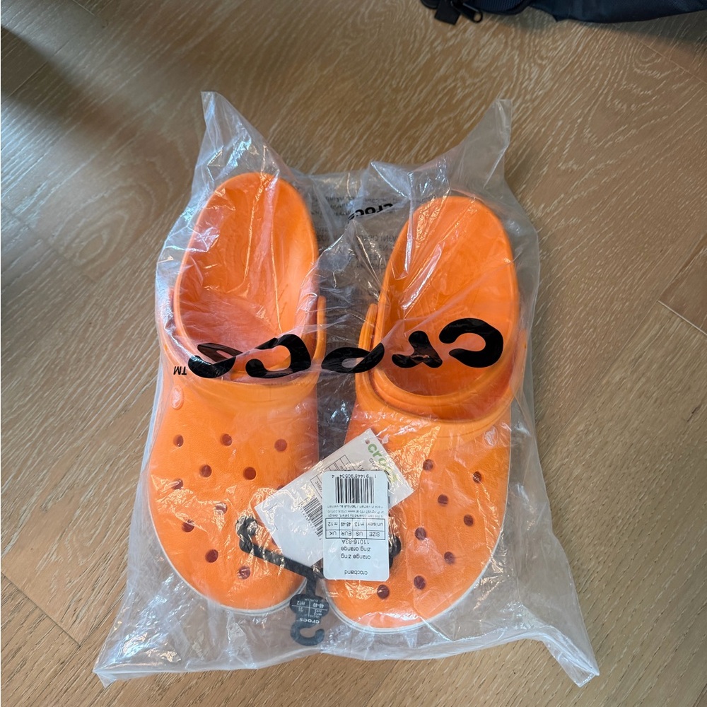 CROCS Vibrant Orange Clogs